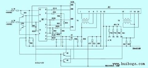 圖7 電流電壓檢出板電路